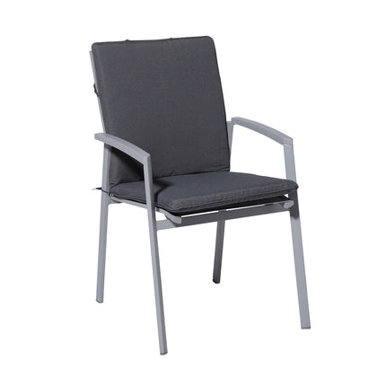 Stapelstoel kussen ca.97x49cm Panama grey