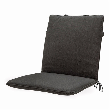 Stapelstoel kussen ca.97x49cm Dark grey canvas eco+