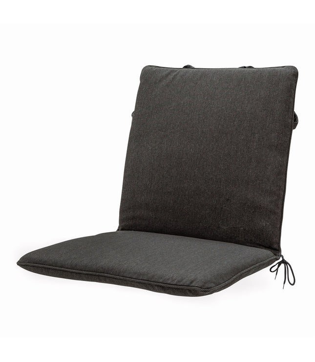 Stapelstuhlkissen ca.97x49cm dunkelgraue Leinwand Eco+