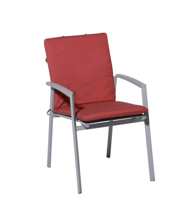 Stack Stuhl Kissen ca.97x49cm Outdoor Manchester Rot