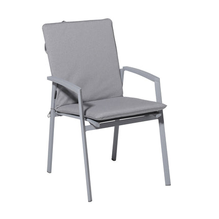 Stapelstoel kussen ca.97x49cm Outdoor Manchester light grey