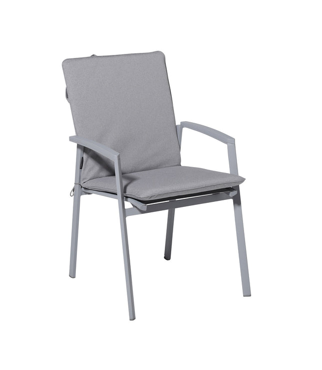 Stapelstuhlkissen ca.97x49cm Outdoor Manchester Hellgrau