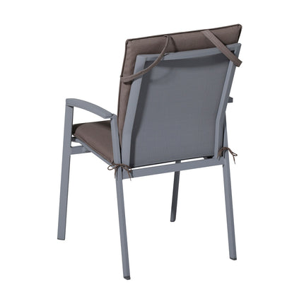 Stapelstuhlkissen ca. 97x49cm Outdoor Panama Taupe