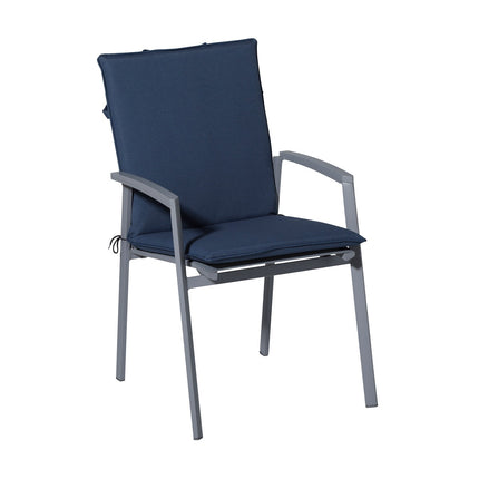 Stapelstoel kussen ca.97x49cm Outdoor Panama safier blue