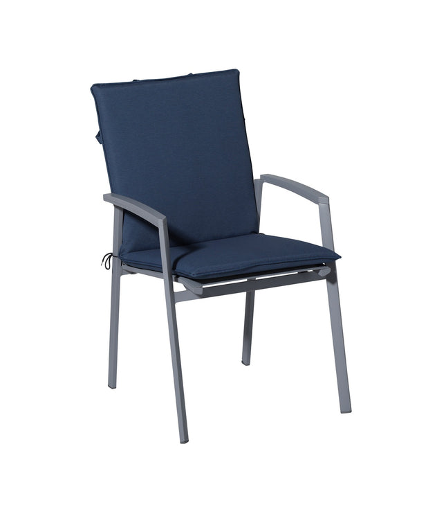 Stapelstuhlkissen ca. 97x49cm Outdoor Panama Safier Blue