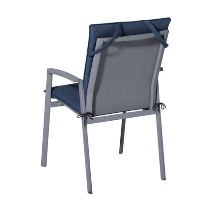 Stapelstoel kussen ca.97x49cm Outdoor Panama safier blue