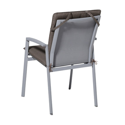 Stapelstoel kussen ca.97x49cm Outdoor Oxford taupe