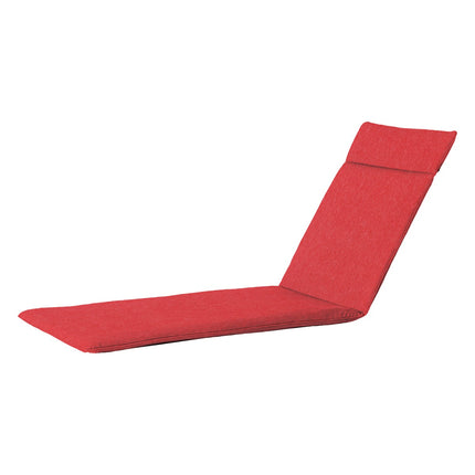 Ligbedkussen rits ca.190x60cm Panama brick red