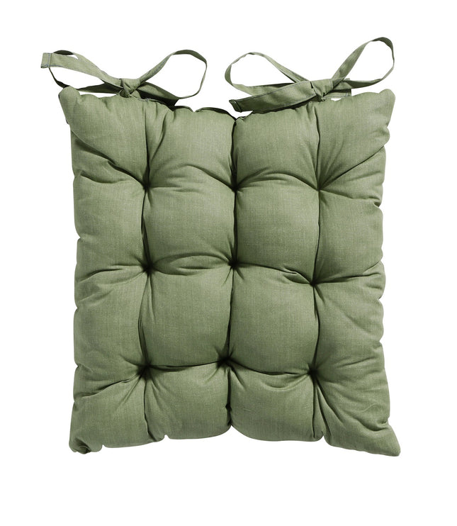 Toskana -Kissen ca. 46x46cm Basic Green