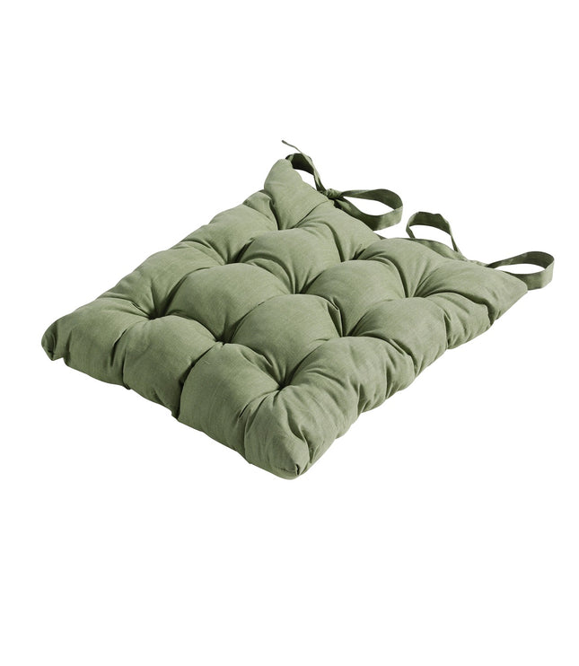 Toskana -Kissen ca. 46x46cm Basic Green