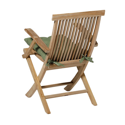 Toskana -Kissen ca. 46x46cm Basic Green