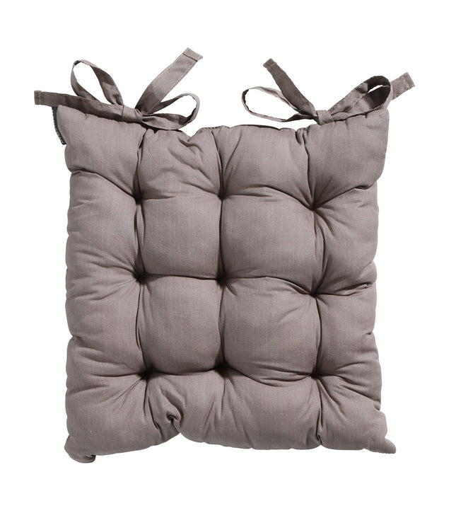 Toskana -Kissen ca. 46x46cm Basic Taupe