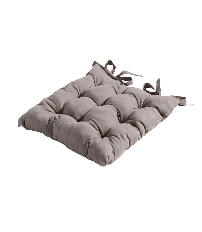 Toskana -Kissen ca. 46x46cm Basic Taupe