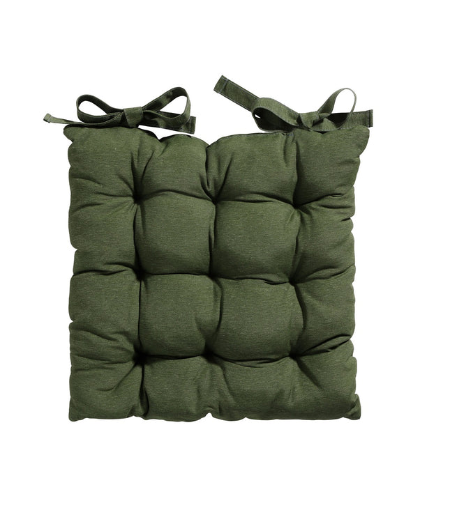 Toskana -Kissen ca. 46x46cm Panama Green