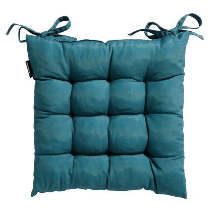 Toskana -Kissen ca. 46x46cm Panama Sea Blau