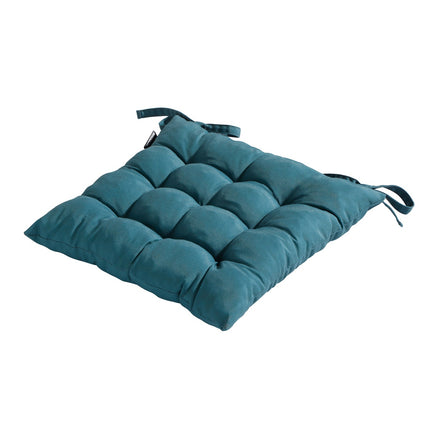 Toskana -Kissen ca. 46x46cm Panama Sea Blau