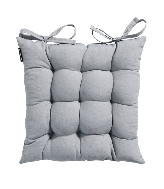 Toskana -Kissen ca. 46x46cm Panama hellgrau