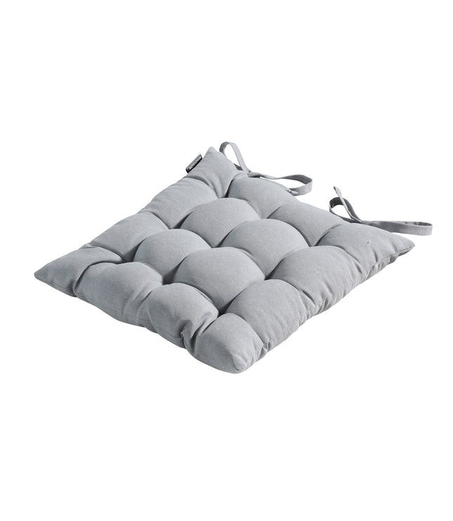 Toskana -Kissen ca. 46x46cm Panama hellgrau