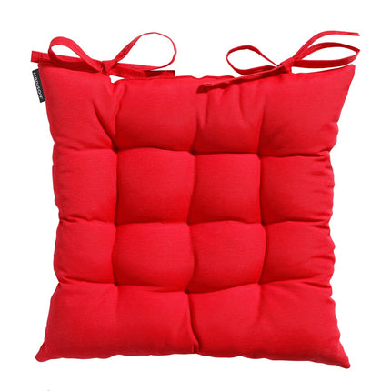 Toskana -Kissen ca. 46 x 46 cm Panama Rot