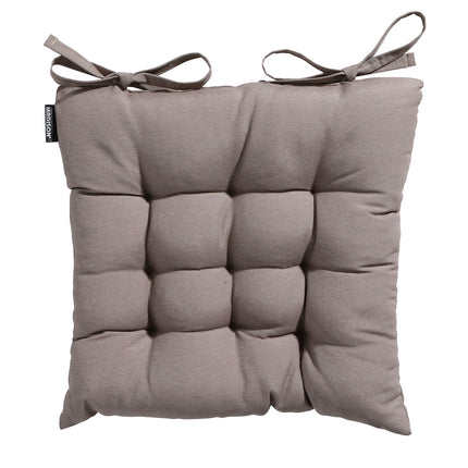 Toskana -Kissen ca. 46x46cm Panama Taupe