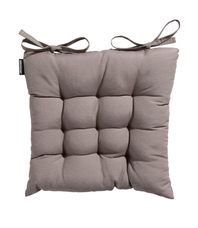 Toskana -Kissen ca. 46x46cm Panama Taupe