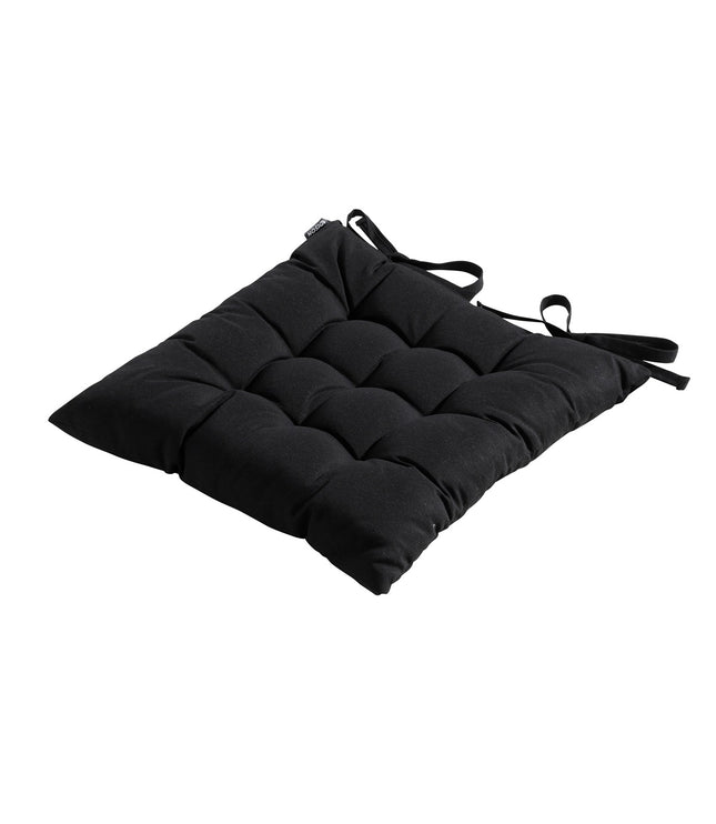 Toskana -Kissen ca. 46x46cm Panama Black