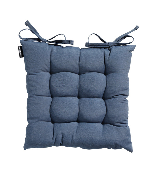 Toskana -Kissen ca. 46x46cm Panama Safier Blue