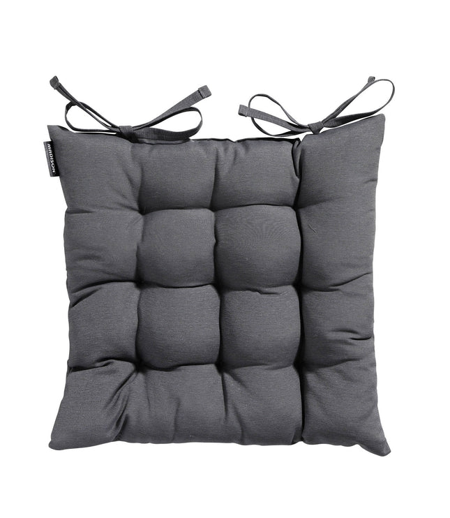 Toskana -Kissen ca. 46x46cm Panama Gray