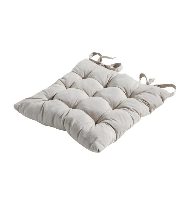 Toskana -Kissen ca. 46x46cm Panama -Leinen