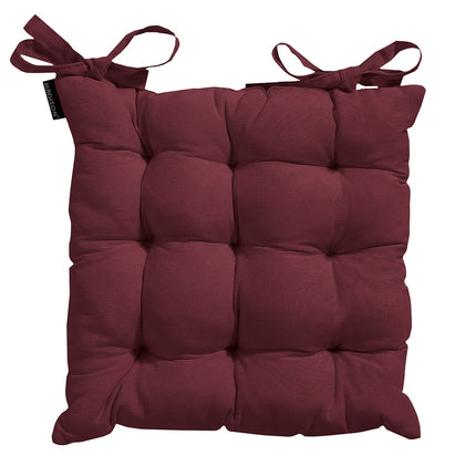 Toscane kussen ca.46x46cm Panama bordeaux