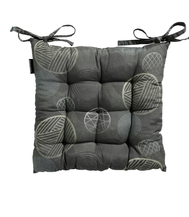 Toskana -Kissen ca. 46 x 46 cm Kreisgrün