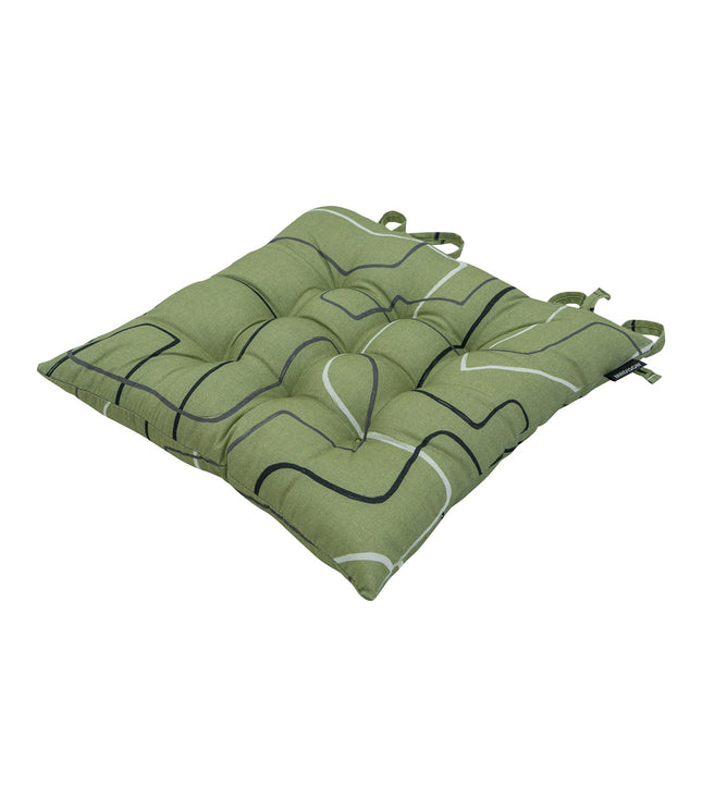 Toskana -Kissen ca. 46x46cm Joah Sage