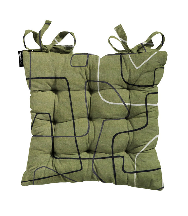 Toskana -Kissen ca. 46x46cm Joah Sage