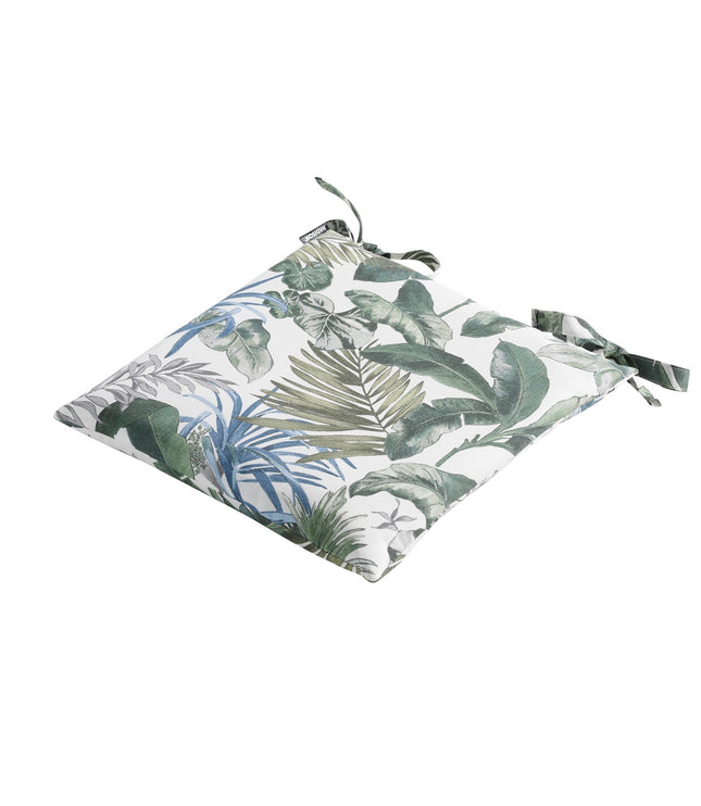 Toskana -Kissen ca. 46x46cm Outdoor Blau