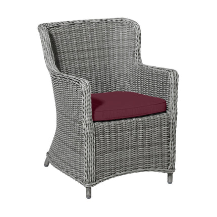 Wicker universeel ca.48x48cm Bordeaux canvas eco+