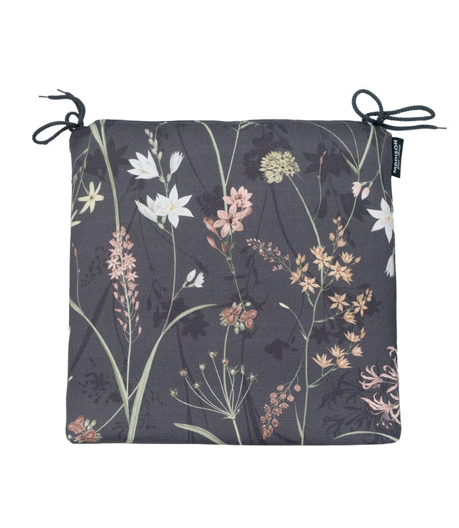 Zitje universeel rits ca.40x40cm Donna grey canvas eco+