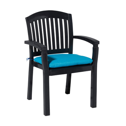 Sitzkissen ca. 46x48cm Panama Aqua