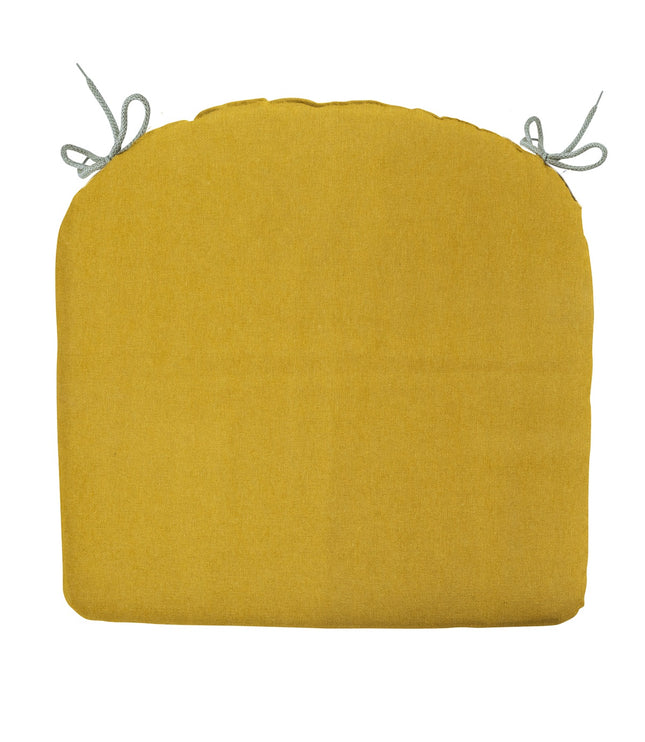 Sitzkissen ca. 46x48cm Panama Senf