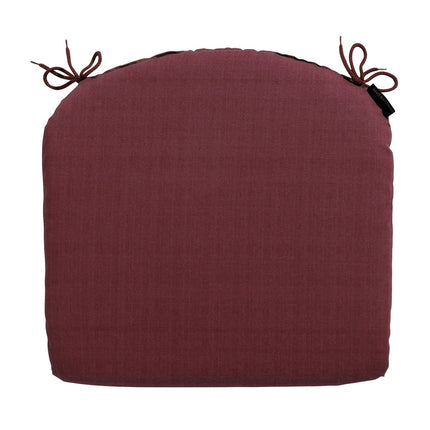 Sitzkissen ca. 46x48cm Panama Bordeaux