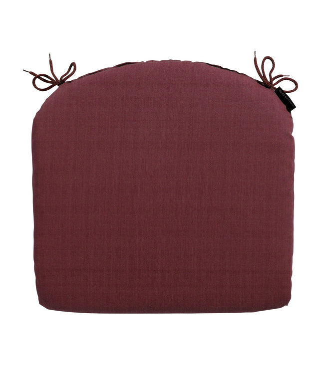 Sitzkissen ca. 46x48cm Panama Bordeaux