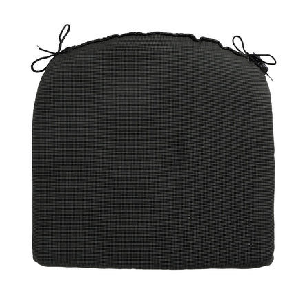 Sitzkissen ca. 46x48cm Rippe schwarz