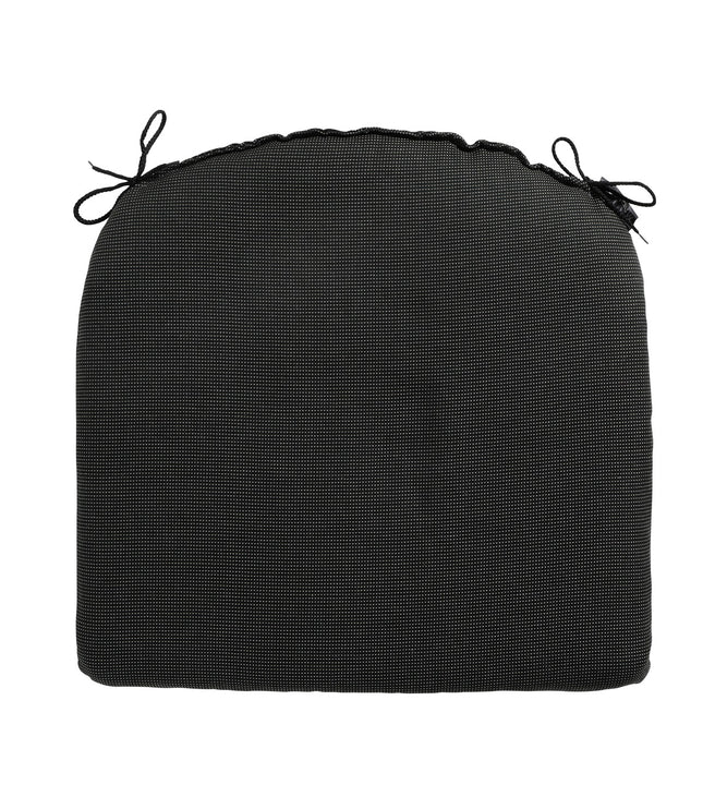 Sitzkissen ca. 46x48cm Rippe schwarz