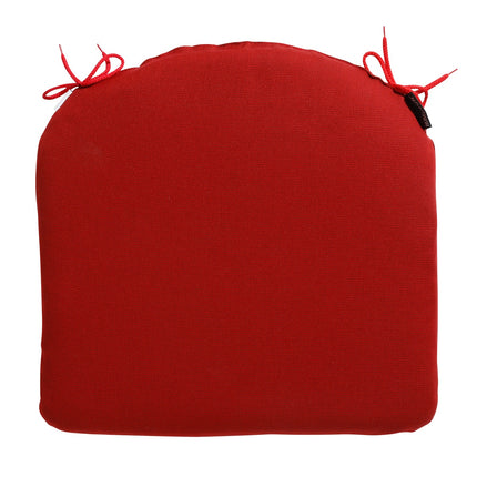 Sitzkissen ca. 46x48cm Rippe rot