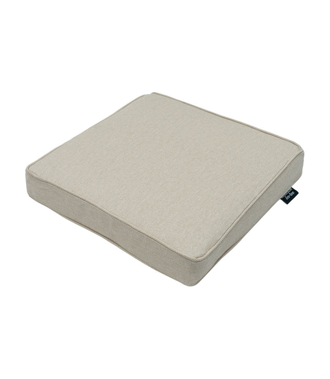Luxussitzkissen ca. 40x40cm Beige Canvas Eco+